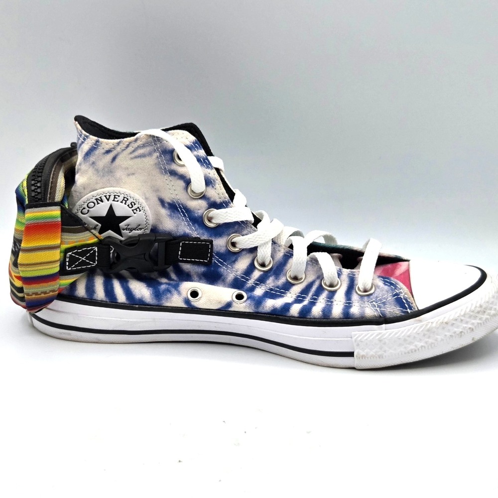 Converse Chuck‎ Taylor All Star Buckle Up Tie Dye Sneaker Men Sz 8 Women Sz 10